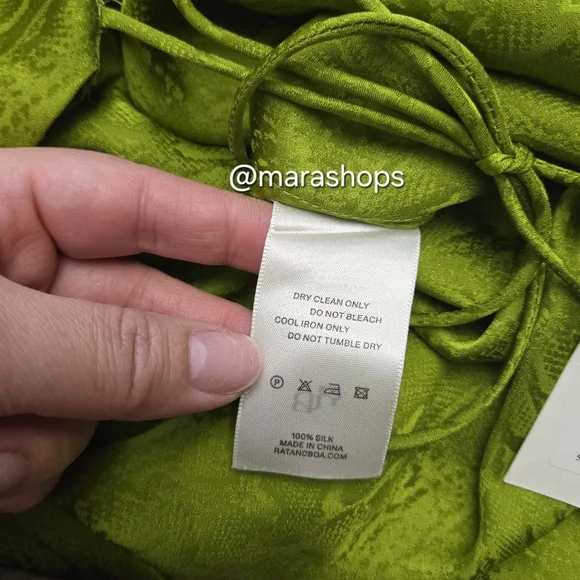 Rat & Boa Navarra Dress Lime